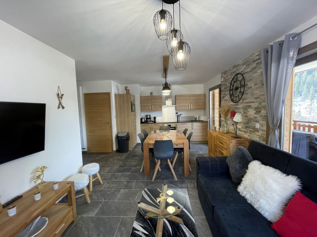 Appartement Chalet des Freinets 103A Châtel, Séjour, location vacances montagne 