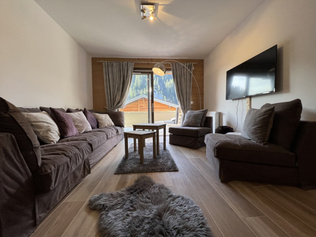 Appartement Chalet des Freinets 2D, salon, Châtel Réservation