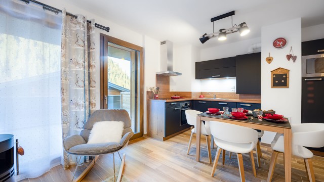 Appartement Chalet des Freinets, 4 personnes, Châtel, cuisine équipée