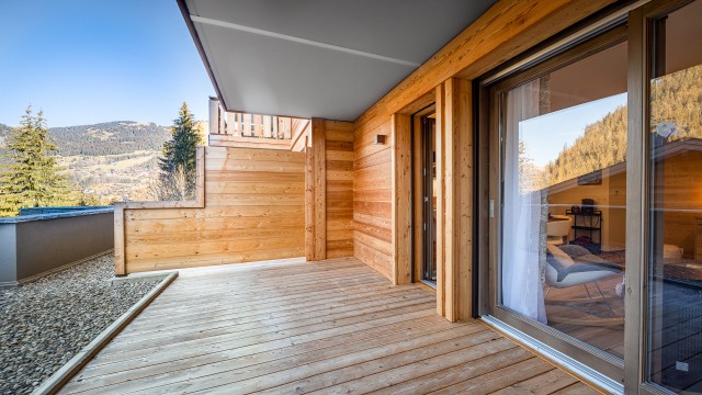 Appartement Chalet des Freinets, 4 personnes, Châtel, terrasse