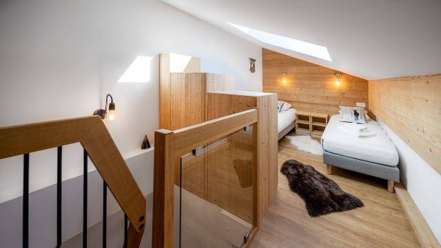 Appartement Chalet des Freinets, 6 personnes, Châtel, mezzanine 2 lits simples