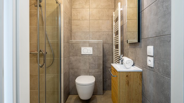 Appartement Chalet des Freinets, 6 personnes, Châtel, salle de douche