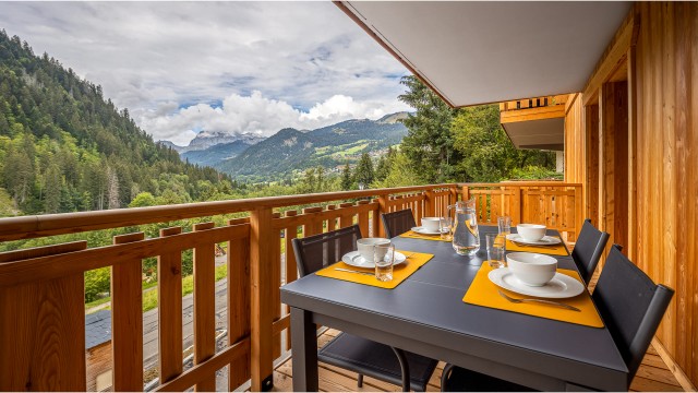 Appartement Chalet des Freinets, 6 personnes, Châtel, terrasse 