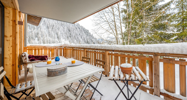 Apartment Chalet des Freinets, Balcony mountain view, Châtel Chairlift 74