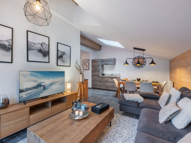Apartment n° 202 A in Residence Chalet des Freinets, Living- room, Châtel French Alps