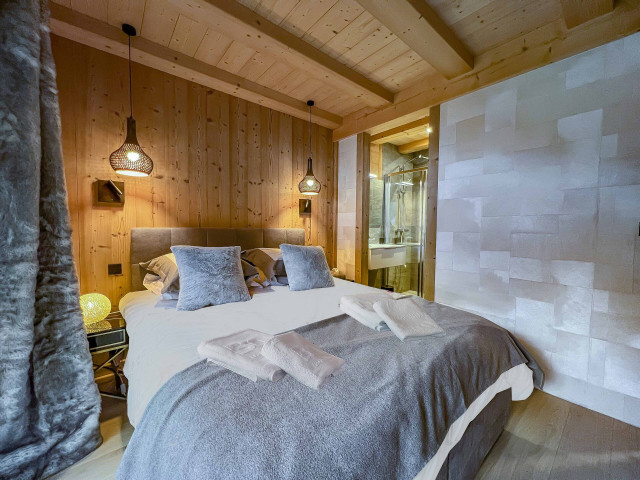 Appartement dans chalet 3 fontaines E4, 8 personnes, Chambre, Châtel haute-savoie