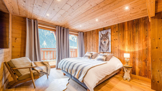 Appartement dans chalet CHATOU HAUT, Chambre double, Châtel Domaine skiable