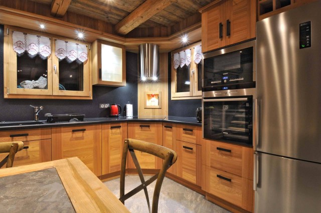 Apartment in Chalet Imelda, Kitchen Châtel