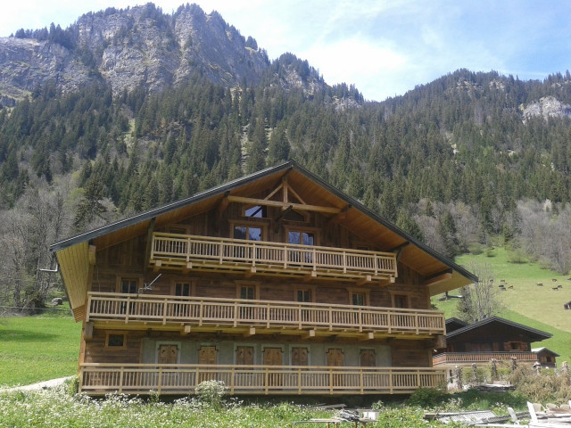 Appartement dans chalet la clairière, Châtel, Vue du chalet, Montagne Alpes 74