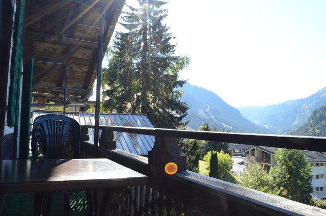 Appartement dans chalet la Ferme, balcon, Châtel Haute Savoie