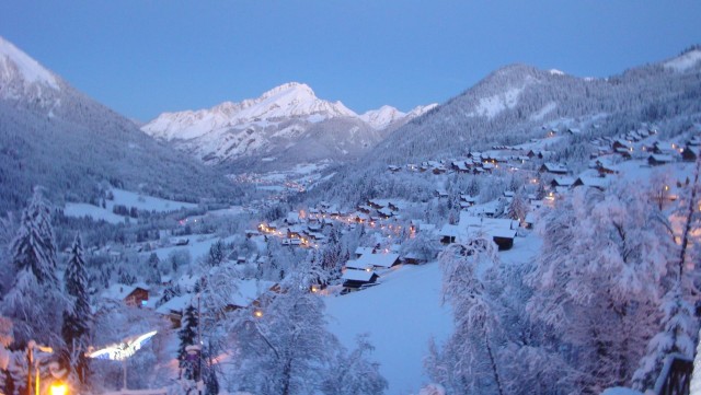 Appartement dans Chalet La Puce Vue depuis l'appartement Châtel Vallée