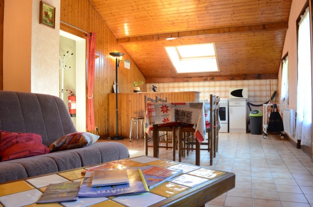 Appartement dans chalet le Bivouac,Salon, Châtel Portes du Soleil