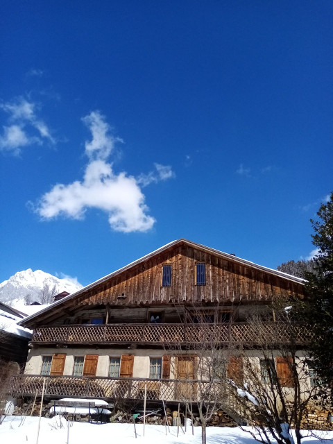 Appartement dans chalet le Détour, le chalet en hiver, La Chapelle d'Abondance