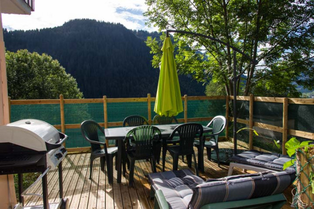 Apartment in chalet the marmouset, Terrace, Châtel Haute-Savoie