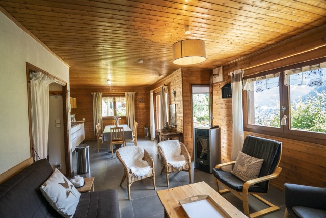 Appartement dans Chalet Les Barbules Salon Châtel France