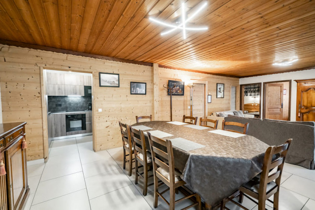 Appartement dans chalet les Boudimes, Séjour, Châtel Vacances au ski