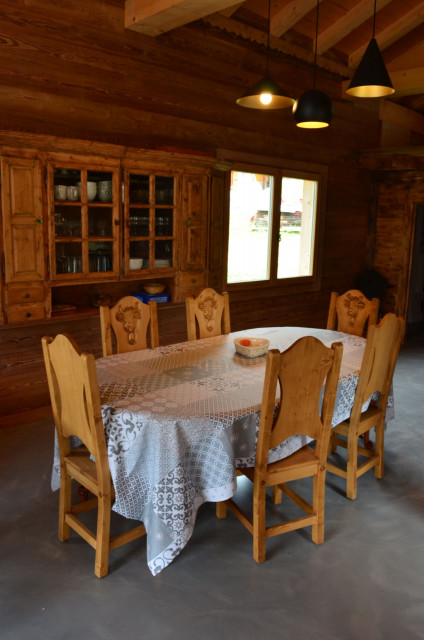 Appartement dans chalet Les Greniers, Salon, Châtel Piste de ski