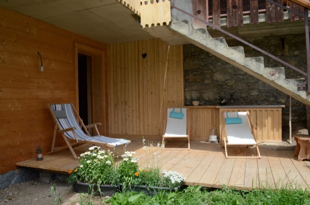 Appartement dans chalet Les Greniers Terrasse Châtel