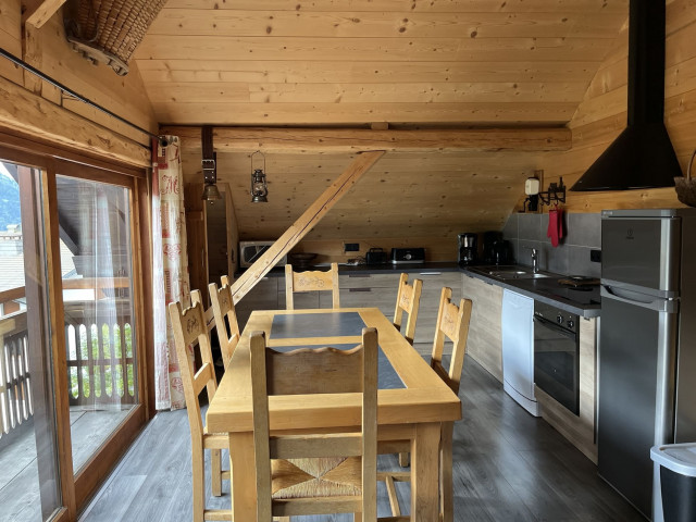 Apartment in Chalet The Pivottes 2, Kitchen, Châtel Portes du Soleil