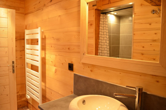 Apartment in Chalet The Pivottes 2, Shower room, Châtel 74