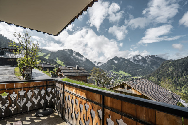 Appartement dans chalet Pensée des Alpes, Balcon avec vue sur la vallée, Châtel 