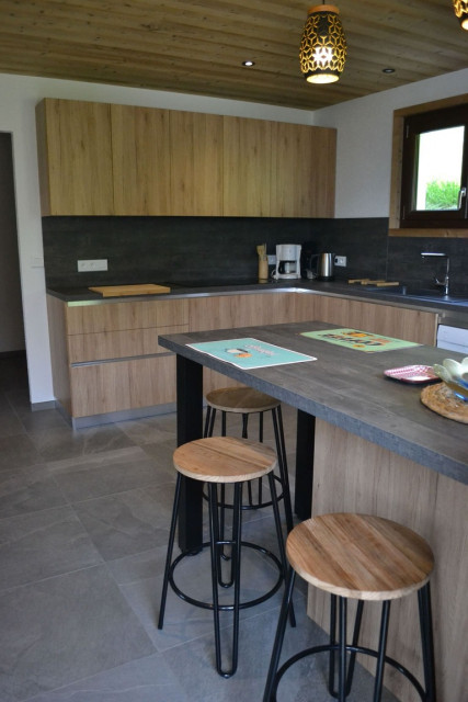 Apartment in Pensée des Alpes chalet, kitchen, Châtel Vallée d'Abondance