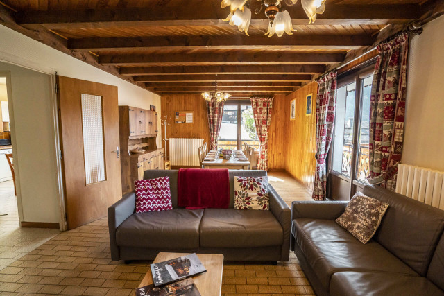 Apartment in chalet Pensée des Alpes, Living room, Châtel Portes du Soleil