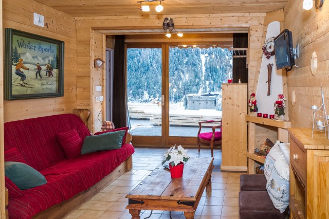 Apartment in chalet Telemark, Living room, Châtel, Portes du Soleil