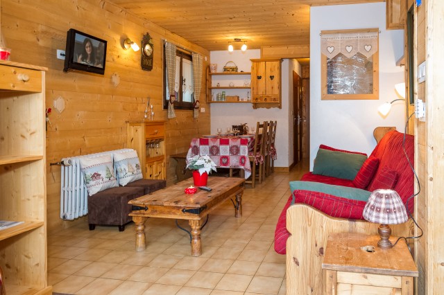 Appartement dans chalet Télémark, Séjour, Châtel Location ski