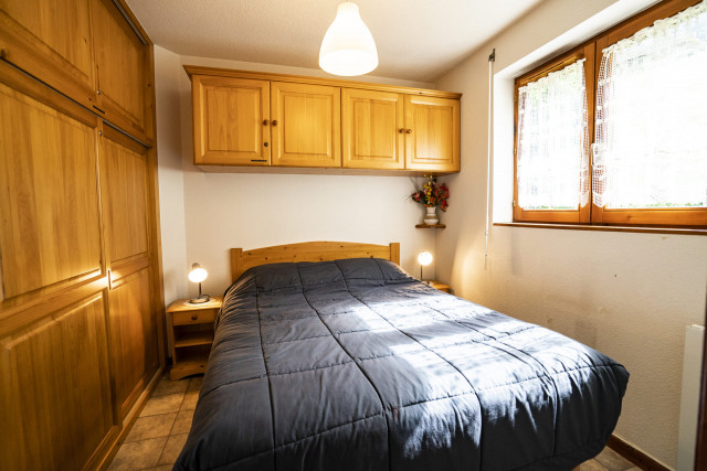 Appartement dans résidence Fuchsia, Chambre lit double, Châtel Télésiège 74