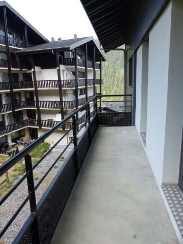 Appartement dans résidence Savoisien, Balcon chambre, Châtel
