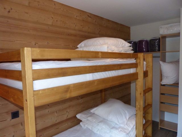 Appartement dans résidence Savoisien Châtel chambre lits superposés