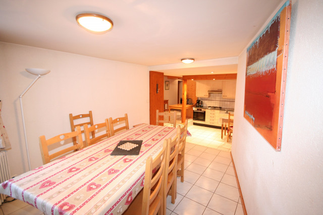 Apartment Echo des Montagnes 1, dining room, Châtel Haute-Savoie
