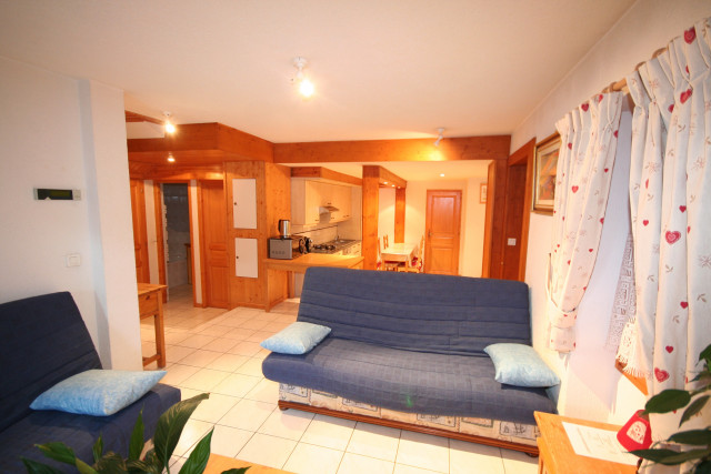 Apartment Echo des Montagnes 1, living room, Châtel Les Portes du Soleil