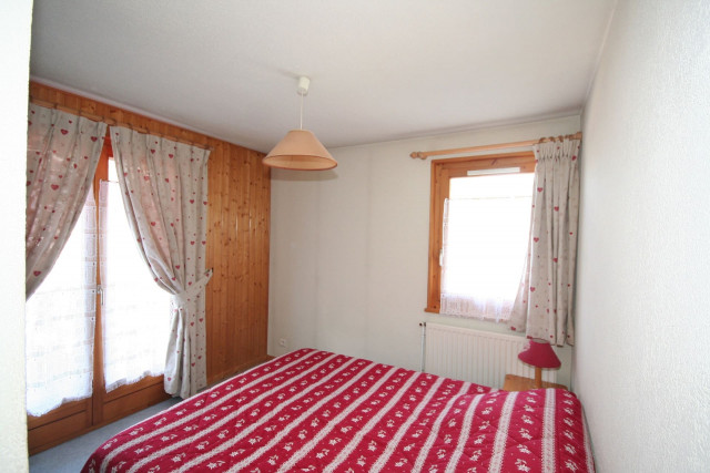 Appartement Echo des Montagnes 3, chambre un lit double, Châtel Vallée d'Abondance