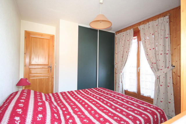 Appartement Echo des Montagnes 3, chambre un lit double, Châtel Vallée d'Abondance