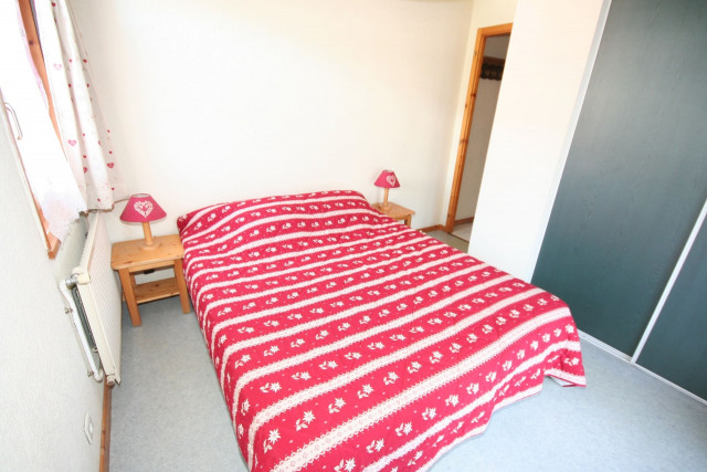 Appartement Echo des Montagnes 3, chambre un lit double, Châtel Vallée d'Abondance