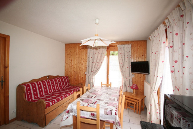 Appartement Echo des Montagnes 3, salle à manger, Châtel Haute-Savoie