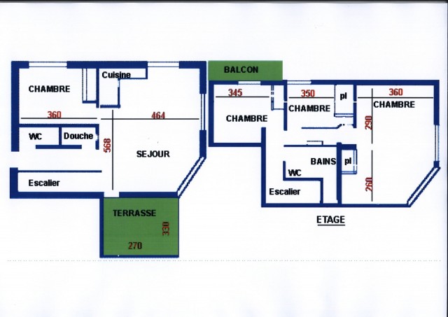 Appartement Echo des Montagnes 5 Plan Châtel