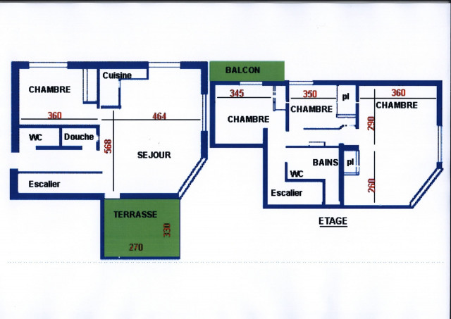 Apartment Echo des Montagnes 5, map, Châtel Tourisme