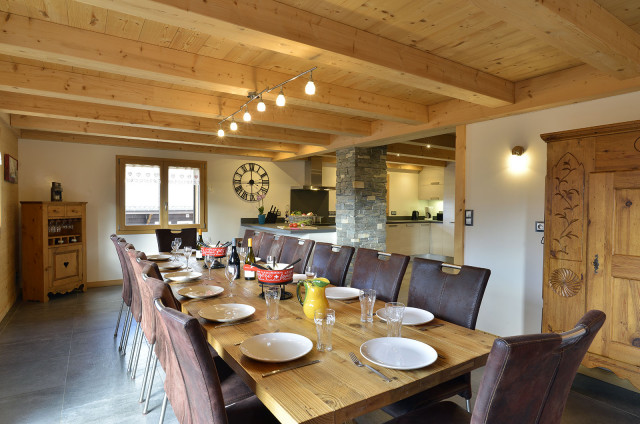 Appartement Florence été, 8 personnes, Séjour, Châtel hiver