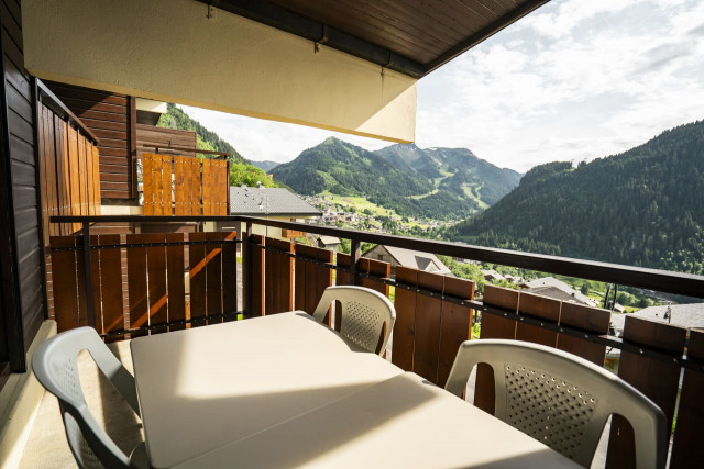 Appartement Hameau des Quatre Saisons 124 C, Balcon avec vue sur la vallée, Châtel