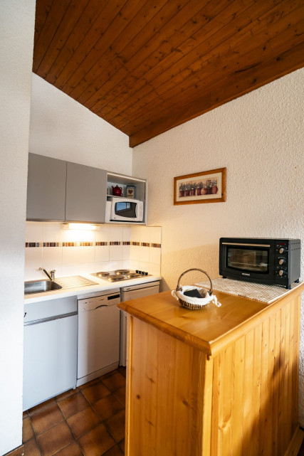 Appartement Hameau des Quatre Saisons 124 C, Cuisine, Châtel Vacances en famille