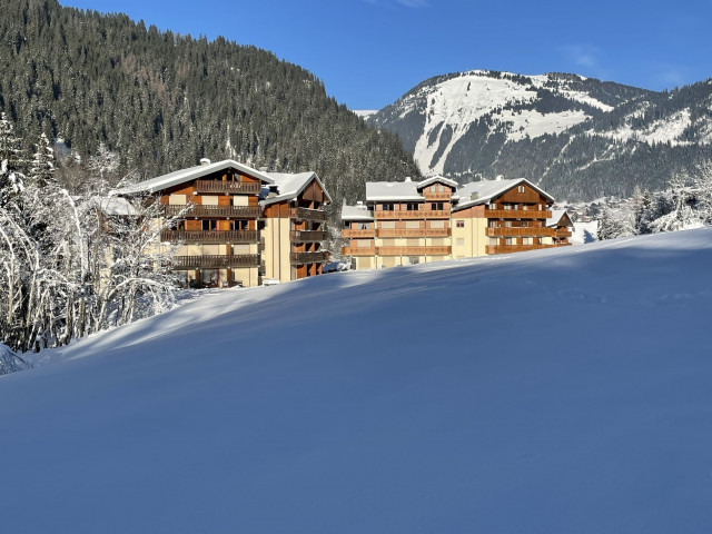 Appartement Iris 21, extérieur hiver neige, Châtel Les Portes du Soleil