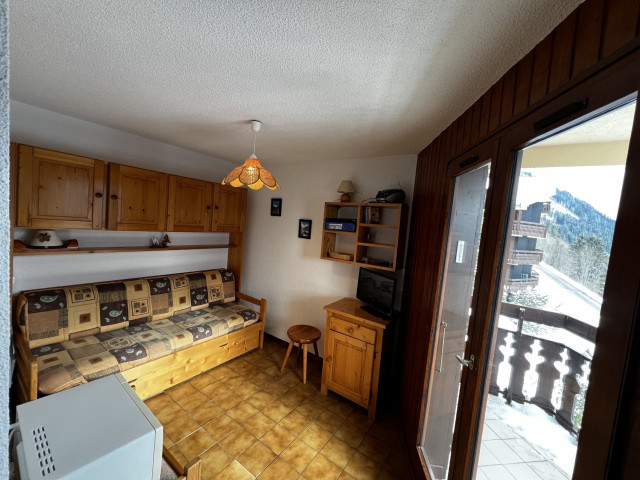 Appartement l'Alpage 8A, salon, Châtel montagne vache fromage