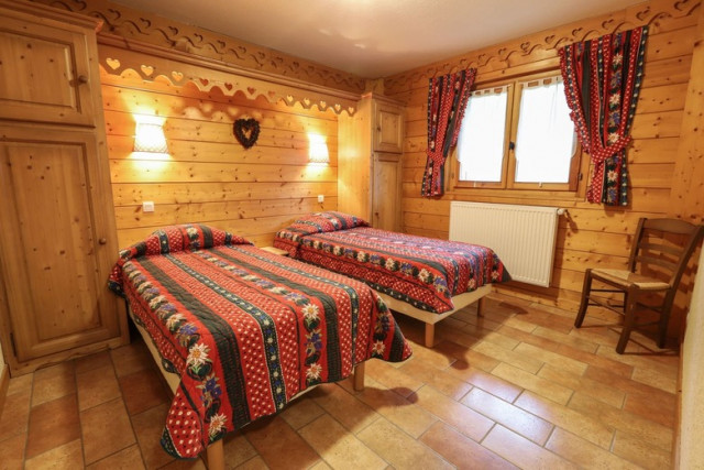 Apartment La Cabane du Bas, bedroom, Châtel Les Portes du Soleil
