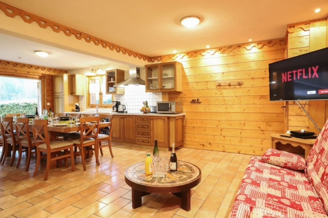 Apartment La Cabane du Bas, living room, Châtel Les Portes du Soleil