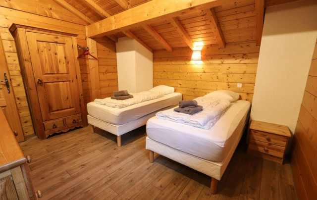 Appartement La Cabane du Haut, chambre, Châtel Les Portes du Soleil