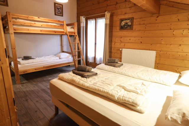 Apartment La Cabane du Haut Bedroom Châtel Booking