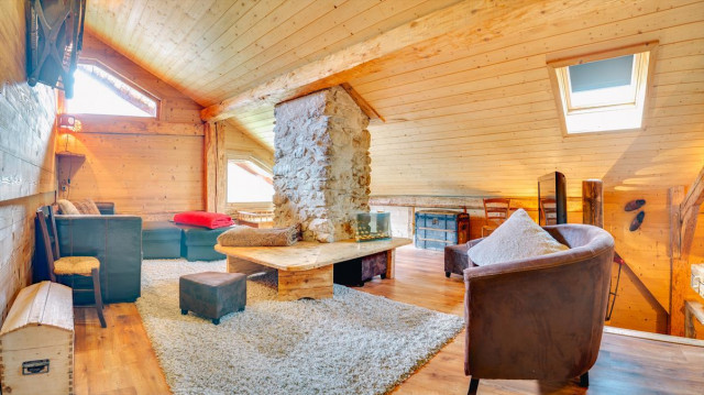 Apartment La Calèche, Living room, Châtel 74390